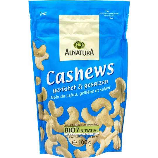 Alnatura Bio Cashews Geröstet & Gesalzen 100G 3 Alnatura Bio Cashews Geröstet & Gesalzen 100G
