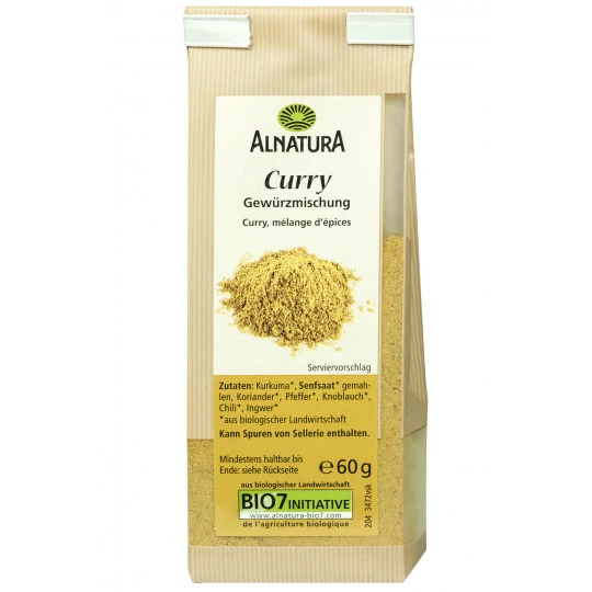 Alnatura Bio Curry Gewürzmischung 60G 3 Alnatura Bio Curry Gewürzmischung 60G