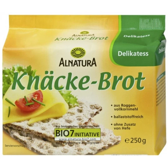 Alnatura Bio Knäcke-Brot Delikatess 250G 3 Alnatura Bio Knäcke-Brot Delikatess 250G