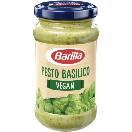 Barilla Pesto Basilico Vegan 195G 3 Barilla Pesto Basilico Vegan 195G