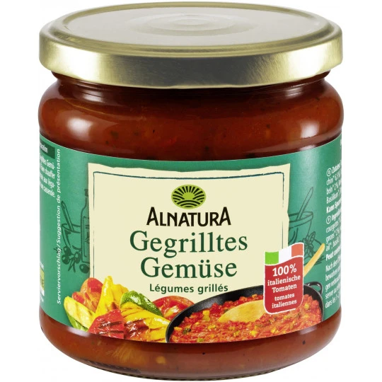 Alnatura Bio Tomatensauce Gegrilltes Gemüse 350ML 3 Alnatura Bio Tomatensauce Gegrilltes Gemüse 350ML