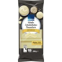 EDEKA Weiße Schokoladen Couvertüre 200G