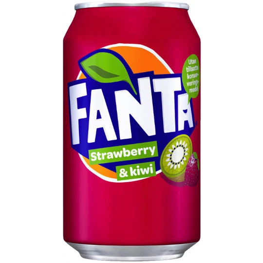 Fanta Strawberry & Kiwi 0,33L 3 Fanta Strawberry & Kiwi 0,33L