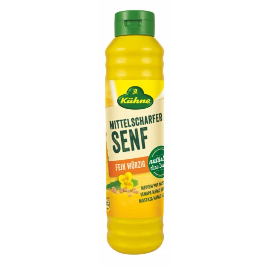 Kühne Mittelscharfer Senf 875ML 3 Kühne Mittelscharfer Senf 875ML