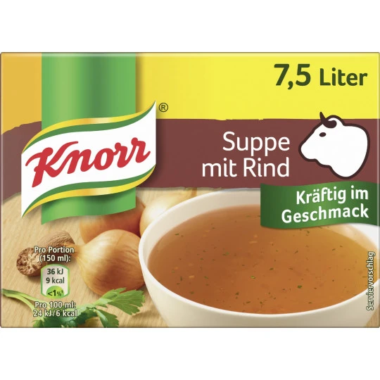 Knorr Fleisch Bouillon Für 7,5L 150G 3 Knorr Fleisch Bouillon Für 7,5L 150G