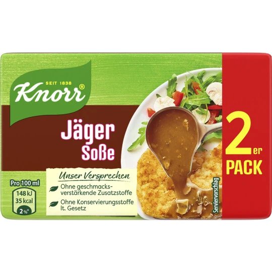 Knorr Jäger Soße Ergibt 2x 250ML 46G 3 Knorr Jäger Soße Ergibt 2x 250ML 46G