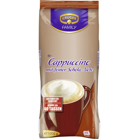 Krüger Cappuccino Mit Feiner Schokonote 1KG 3 Krüger Cappuccino Mit Feiner Schokonote 1KG