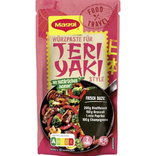 Maggi Food Travel Teriyaki Style 65G 3 Maggi Food Travel Teriyaki Style 65G