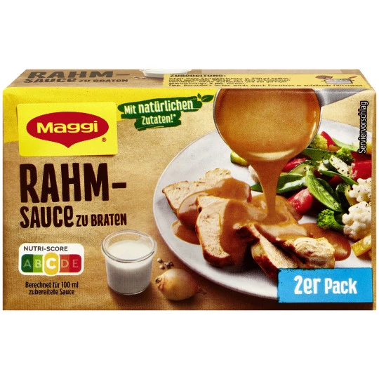 Maggi Rahm-Sauce Zu Braten Ergibt 2x 250ML 3 Maggi Rahm-Sauce Zu Braten Ergibt 2x 250ML