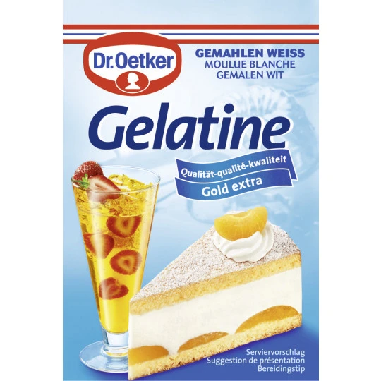 Dr. Oetker Gelatine Gemahlen Weiss Gold Extra 3x 9G 3 Dr. Oetker Gelatine Gemahlen Weiss Gold Extra 3x 9G