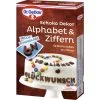 Dr. Oetker Schoko Dekor Alphabet & Ziffern 58G -Kaffee-Tee-Laden oeschoko abc uziff58g