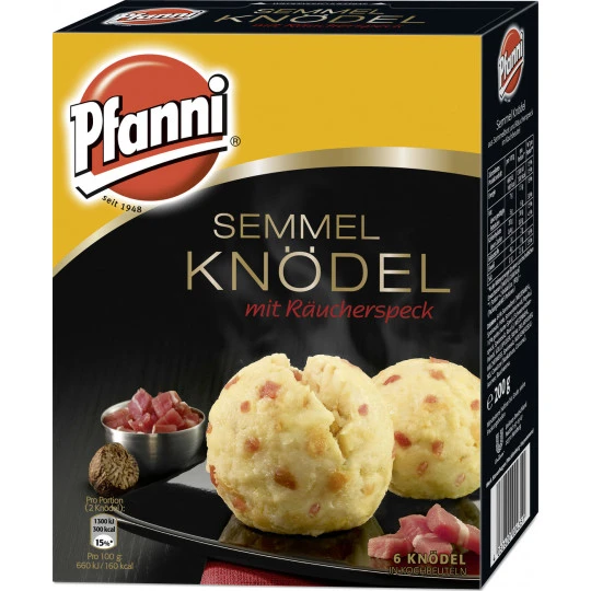 Pfanni Semmel Knödel Mit Räucherspeck Im Kochbeutel - 6 Knödel 200G 3 Pfanni Semmel Knödel Mit Räucherspeck Im Kochbeutel - 6 Knödel 200G