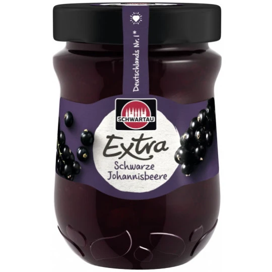 Schwartau Extra Schwarze Johannisbeere 340G 3 Schwartau Extra Schwarze Johannisbeere 340G